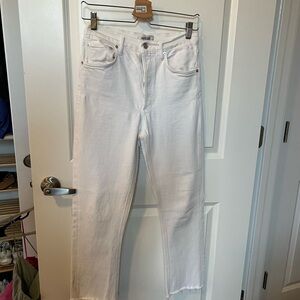 AGOLDE white jeans